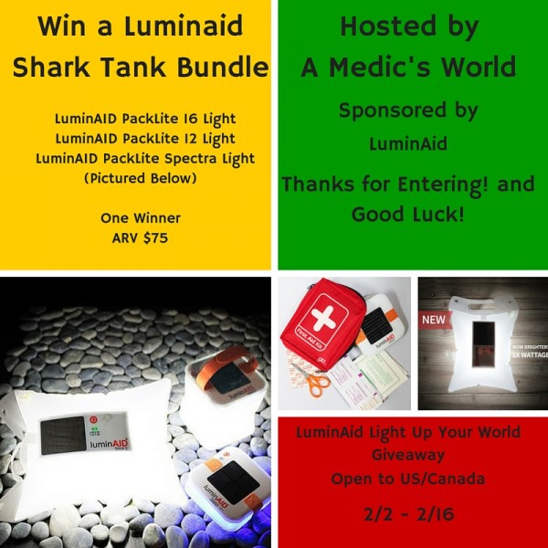 Welcome to the LuminAid Light Up Your World Giveaway